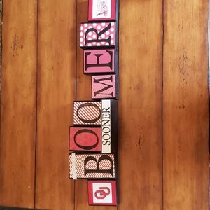 OU SOONERS DECORATIVE BLOCKS